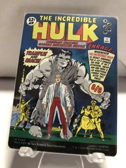 Bruce Banner The Incredible Hulk (0390) - Foil - Borderless MTG M NM - Image 2