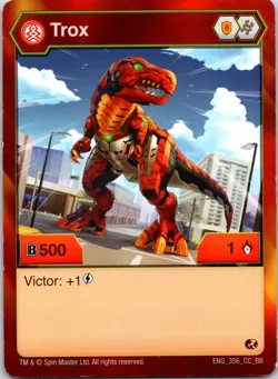 Bakugan Trox Battle Planet Pyrus B500 ENG_356_CC_BB CCG Card - Image 1
