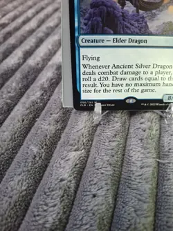 Magic: The Gathering Ancient Silver Dragon CLB Mythic Creature Blue 056/361 - Image 5