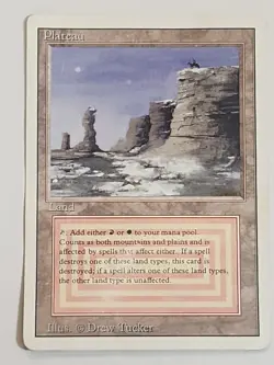 Regular Plateau Red/White Dual Land Unlimited MtG - Image 3