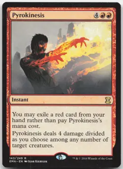 Pyrokinesis - Eternal Masters - Rare - Magic: The Gathering - Image 1