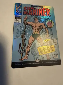Namor The Sub-Mariner [Comic] #0391 MTG Marvel Superheroes MSH Mythic Foil Magic - Image 1