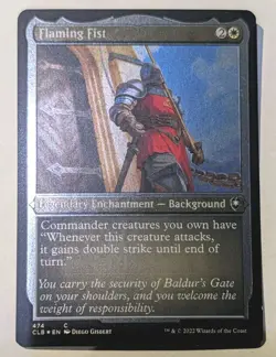 Flaming Fist (Foil Etched) Commander Legends: Battle for Baldur's Gate - MTG - Image 1