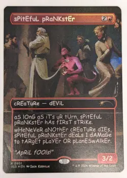 sPitEfuL pRaNKstEr (Rainbow Foil) Secret Lair Drop Foil - MTG RARE - Image 1