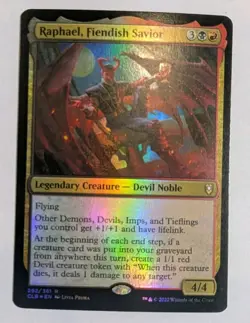 Raphael, Fiendish Savior Commander Legends: Baldur's Gate Foil - MTG RARE - Image 1