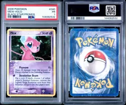 2006 POKEMON BLACK STAR PROMOS #040 MEW HOLO PSA 1 - Image 3