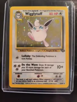 Pokemon TCG Wigglytuff Jungle 16/64 Holo Unlimited Holo Rare NP Mint! - Image 1