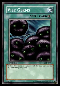 VILE GERMS LOB-090 SHORT PRINT LEGEND OF BLUE EYES WHITE DRAGON YU-GI-OH - Image 1