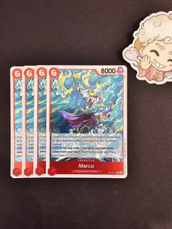 4x OP16-014 Marco R Playset -One Piece TCG- The Time of Battle Eng - Image 1