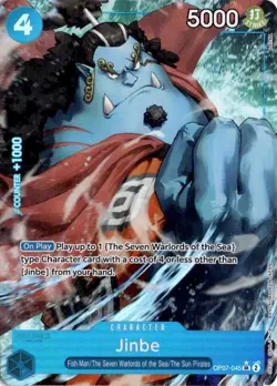 Jinbe (Parallel) OP07-045 One Piece 500 Years in the Future Super Rare NM - Image 1