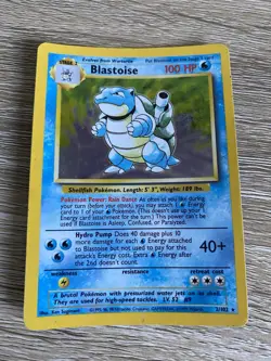 Pokemon Card Blastoise 2/102 Holo Base Set Vintage WOTC Rare - Image 1