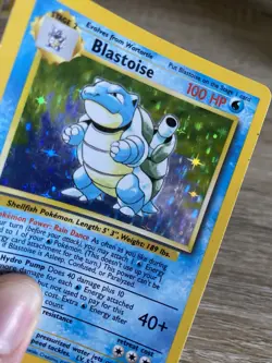 Pokemon Card Blastoise 2/102 Holo Base Set Vintage WOTC Rare - Image 2