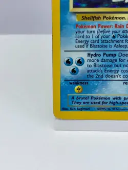 Blastoise 2/102 Base Set Holo Unlimited Pokemon Card English AU Seller - Image 4