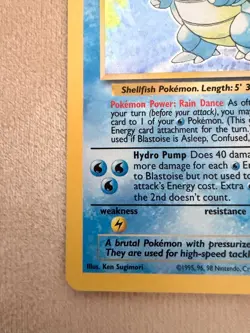 Blastoise Holo 2/102 Pokemon Card, Celebrations 25th Anniversary Edition MINT - Image 4