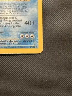 Blastoise 2/102 | Base Set | Holo Pokemon Card MP - Image 5