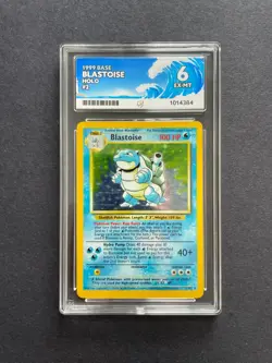 Pokemon Blastoise 2/102 Base Set Unlimited Holo Rare Card WOTC 1996 - ACE 6 - Image 1