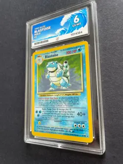 Pokemon Blastoise 2/102 Base Set Unlimited Holo Rare Card WOTC 1996 - ACE 6 - Image 3