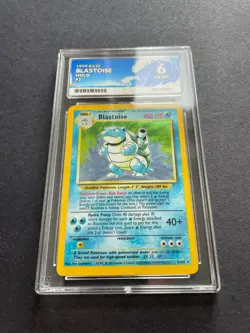 Pokemon Blastoise 2/102 Base Set Unlimited Holo Rare Card WOTC 1996 - ACE 6 - Image 4