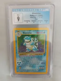 Pokemon TCG Blastoise Holo Card Base Set 2 2/102 Psa 9 Mint - Image 1