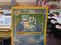 Pokemon TCG Blastoise Holo Rare Card Base Set 2/102 Vintage - Image 3