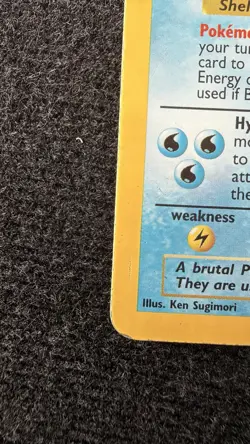 Pokemon TCG Blastoise Holo Card Base Set 2/102 Unlimited - LP - Image 3