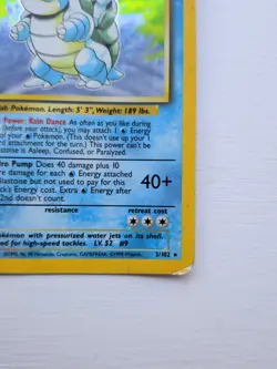 Pokemon TCG Blastoise Holo Card Base Set 2/102 Unlimited - Image 4