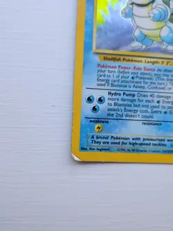 Pokemon TCG Blastoise Holo Card Base Set 2/102 Unlimited - Image 5