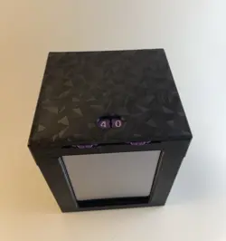 3d Printed 100 Card Deck Box With Life Counter Incorporated In the Box - Image 1