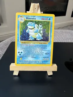 Pokemon TCG Blastoise Holo Card Base Set 2/102 Unlimited Excellent LP - Image 1
