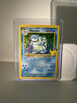Pokemon TCG Blastoise Holo Rare Card 2/102 Celebrations 25th Anniversary Edition - Image 1