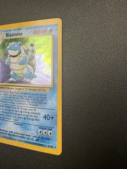 Pokemon TCG Blastoise Holo Card Base Set 2/102 Unlimited - Image 3