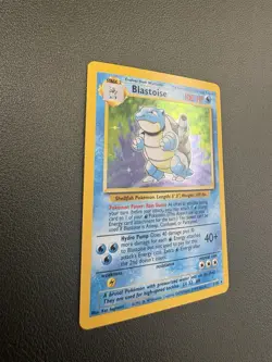 Pokemon TCG Blastoise Holo Card Base Set 2/102 Unlimited - Image 4