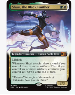 Shuri, the Black Panther - Extended Art Commander: Marvel Super Heroes - Image 1