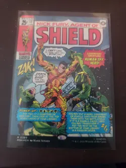 MTG Nick Fury, Agent Of SHIELD Foil Marvel Super Heroes MSH 0389 #389 Comic - Image 1