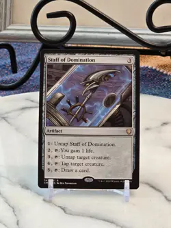 MTG Staff of Domination Commander Legends Regular LP - Image 1