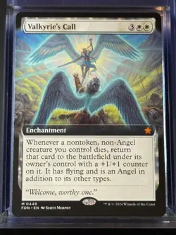 Valkyrie's Call FDN 449 Magic MTG Mythic EA NM - Image 1