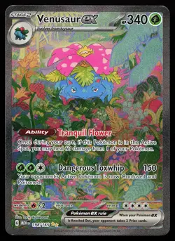 Venusaur ex 198/165 Holo Special Illustration Rare 151 Pokemon Card - Image 1