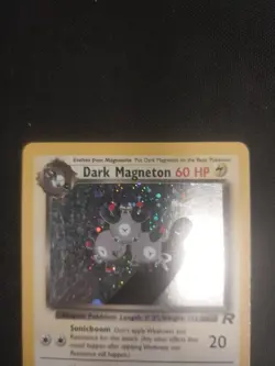Pokemon Dark Magneton TCG Holo Rare Card 11/82 Unlimited - Image 3
