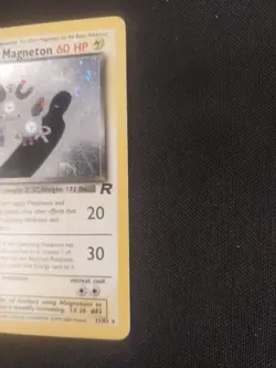 Pokemon Dark Magneton TCG Holo Rare Card 11/82 Unlimited - Image 4