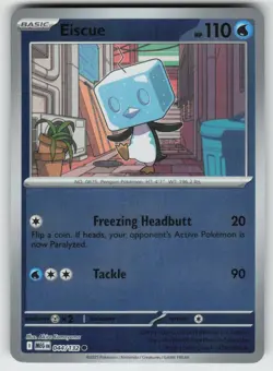 Eiscue 044/132 Common Mega Evolution Pokemon Reverse Holo Near Mint - Image 1
