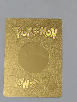 Pokemon TCG Pikachu Gold Metal Foil 075/074 Nintendo 60/70 Thunderbolt Card - Image 2