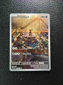 Pokemon TCG Sandygast Full Art Illustration Rare Card 214/193 Paldea Evolved - Image 1