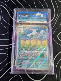 Ace 8 Sunflora 169/167 Illustration Rare, Pokemon Single, Twilight Masquerade MT - Image 1