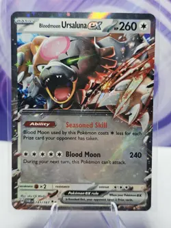 Bloodmoon Ursaluna ex 141/167 Double Rare Twilight Masquerade Pokemon NM - Image 1