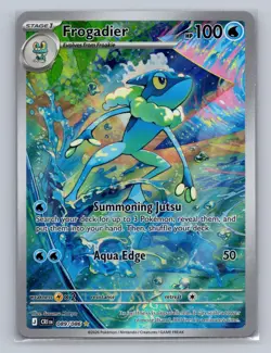 FROGADIER 089/086 HOLO ILLUSTRATION RARE CHAOS RISING POKEMON Holo NM - Image 1