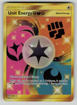 Unit Energy FightingDarknessFairy 146/131 Forbidden Light Pokemon NM - Image 1