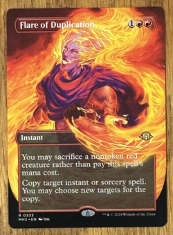 MTG Modern Horizons 3, Flare of Duplication - Borderless - Image 1