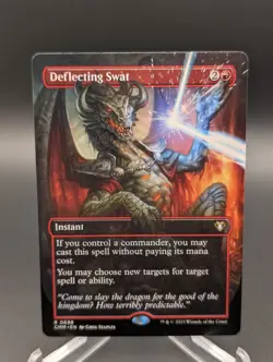 Deflecting Swat (Borderless) Commander Masters Regular - Image 1