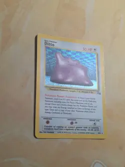 Ditto 3/62 Holo Rare WotC Pokemon Trading Card Game TCG Fossil Vintage ✨ - Image 4