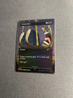 1x Dismember Rainbow Foil Spongebob Squarepants Secret Lair MTG NM - Image 3